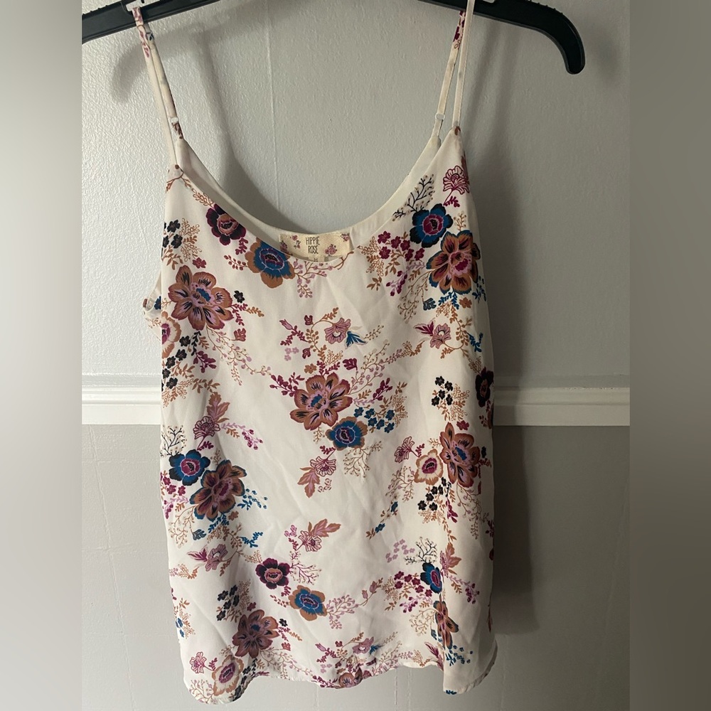 Hippie Rose Floral Shirt. Size M